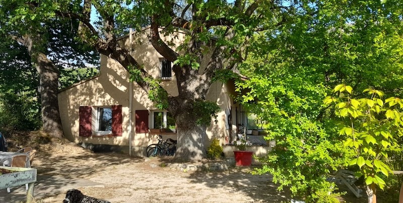 west facing side of house